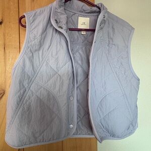 Light purple quilted Vest